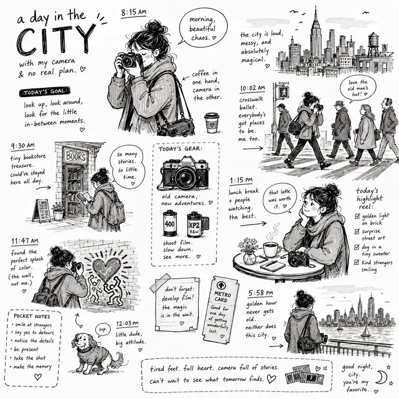 Whimsical Visual Diary Sketchbooks