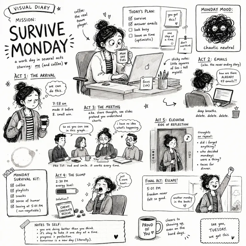 Whimsical Visual Diary Sketchbooks