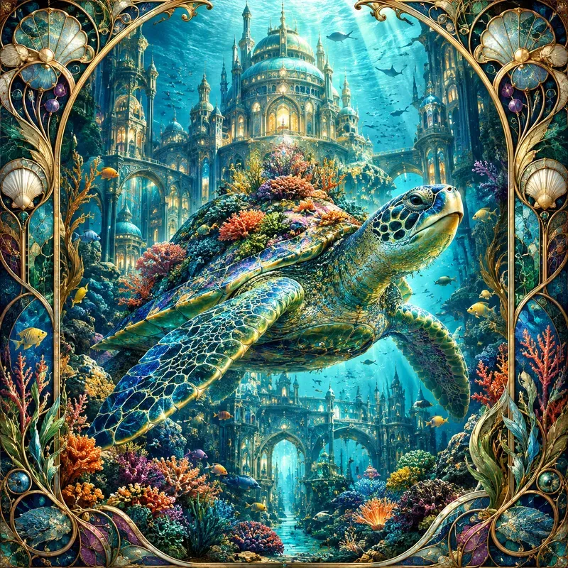 Ornate Stained Glass Tapestries