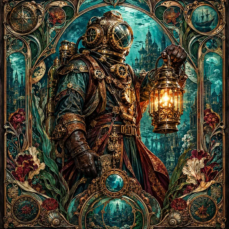 Ornate Stained Glass Tapestries
