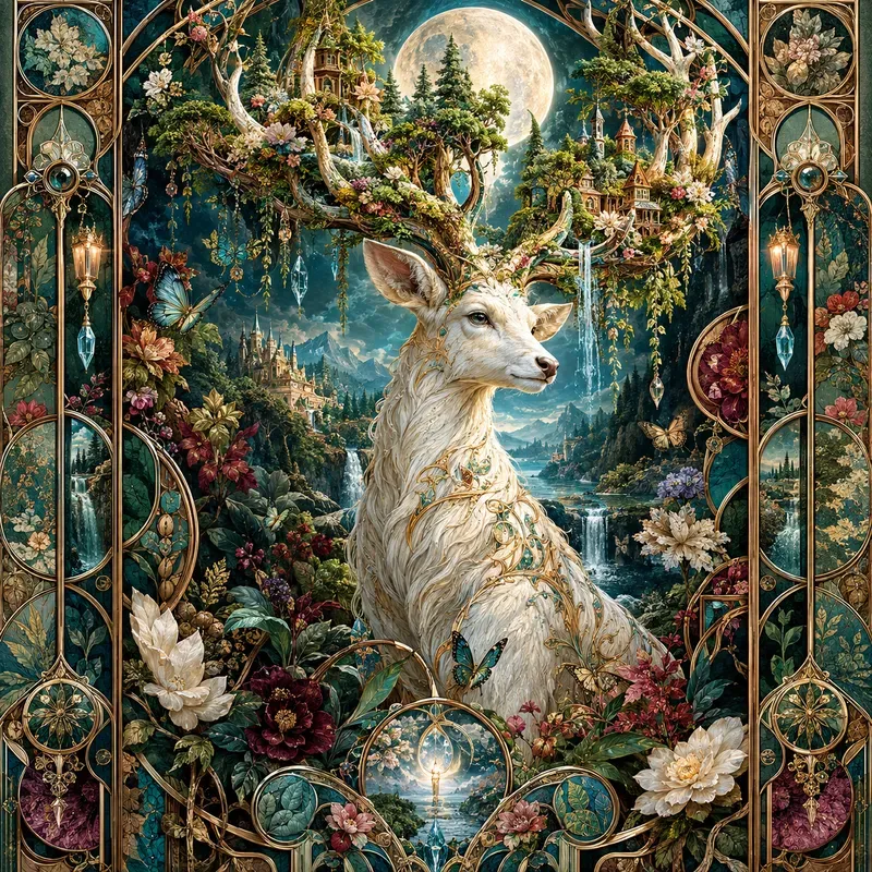 Ornate Stained Glass Tapestries
