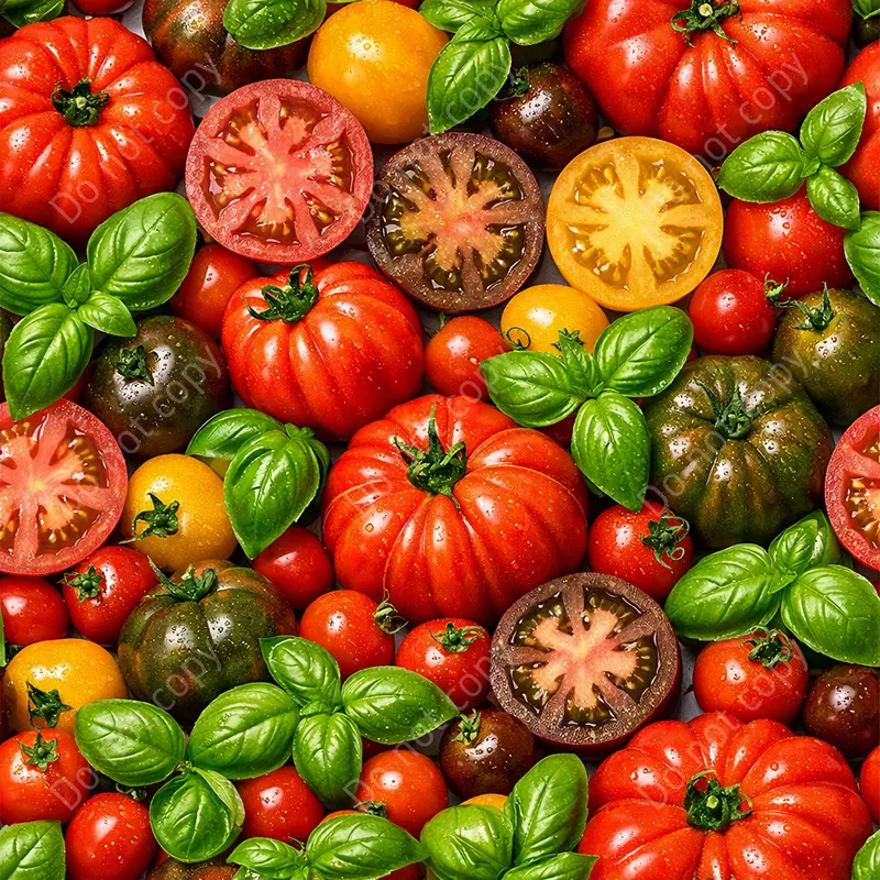 Photorealistic Vegetable Seamless Tiles