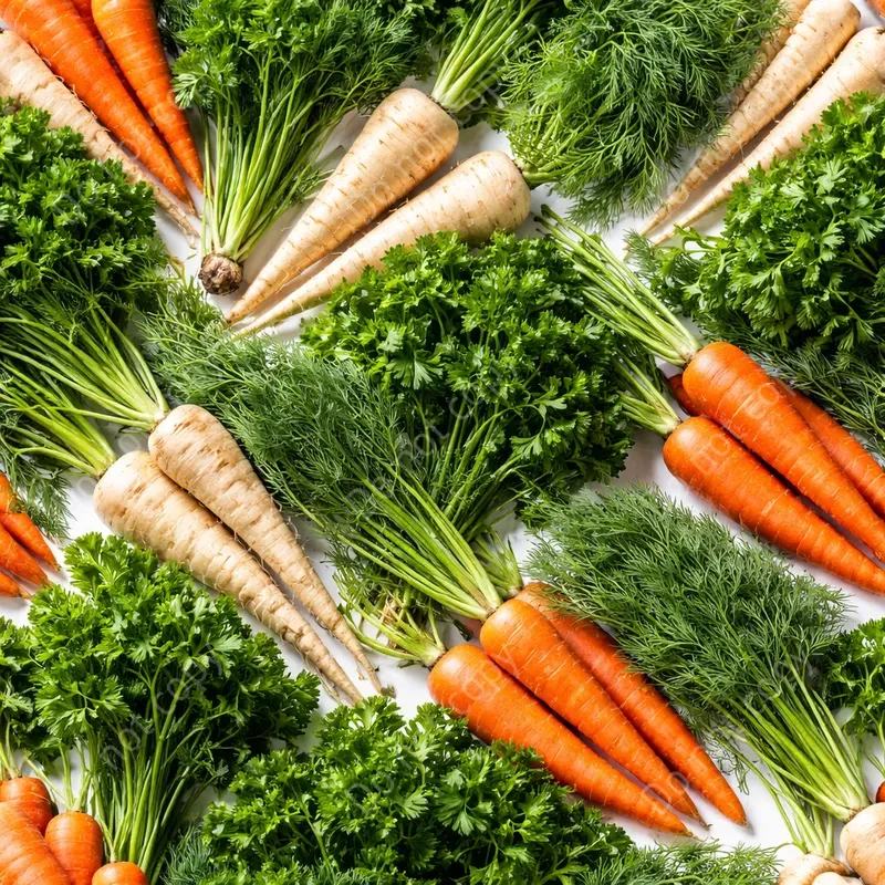 Photorealistic Vegetable Seamless Tiles