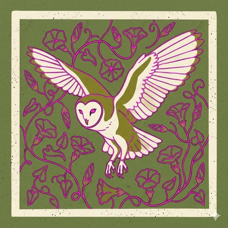 Naive Folk Garden Animal Illustrations