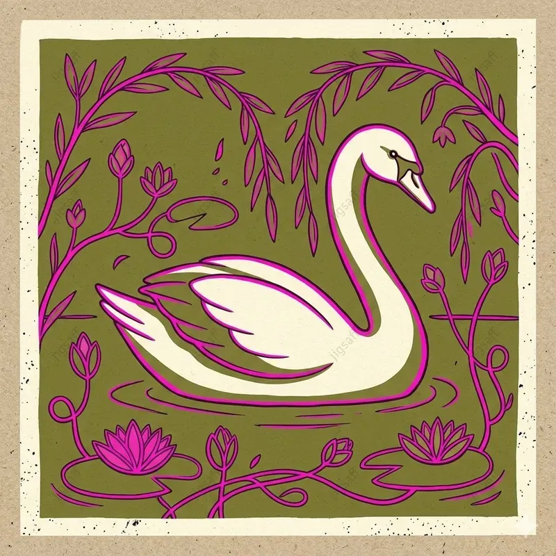 Naive Folk Garden Animal Illustrations