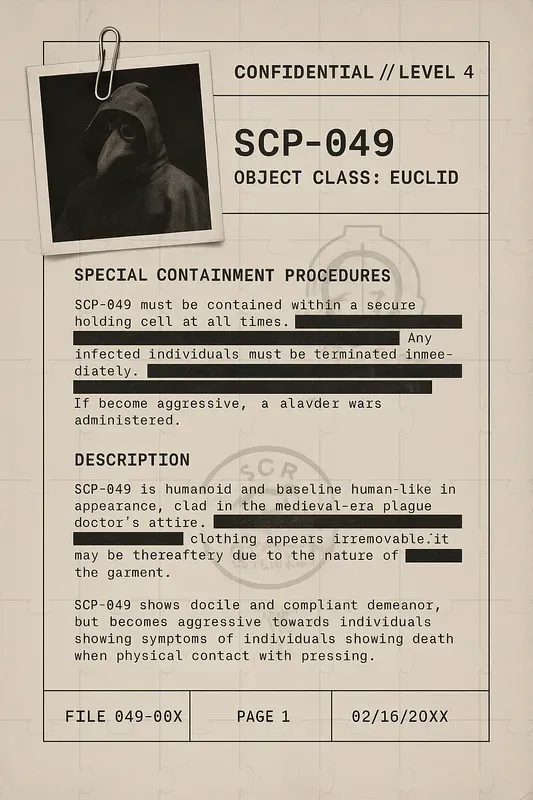 Classified Scp Foundation Documents