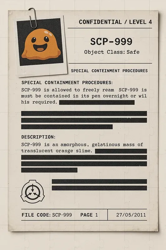 Classified Scp Foundation Documents
