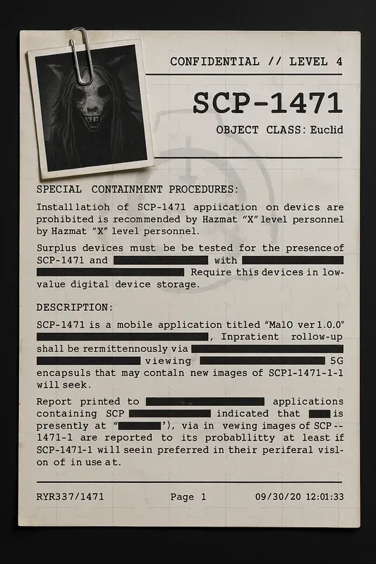 Classified Scp Foundation Documents