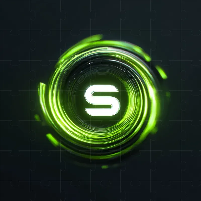 Futuristic Spiral Letter Logos