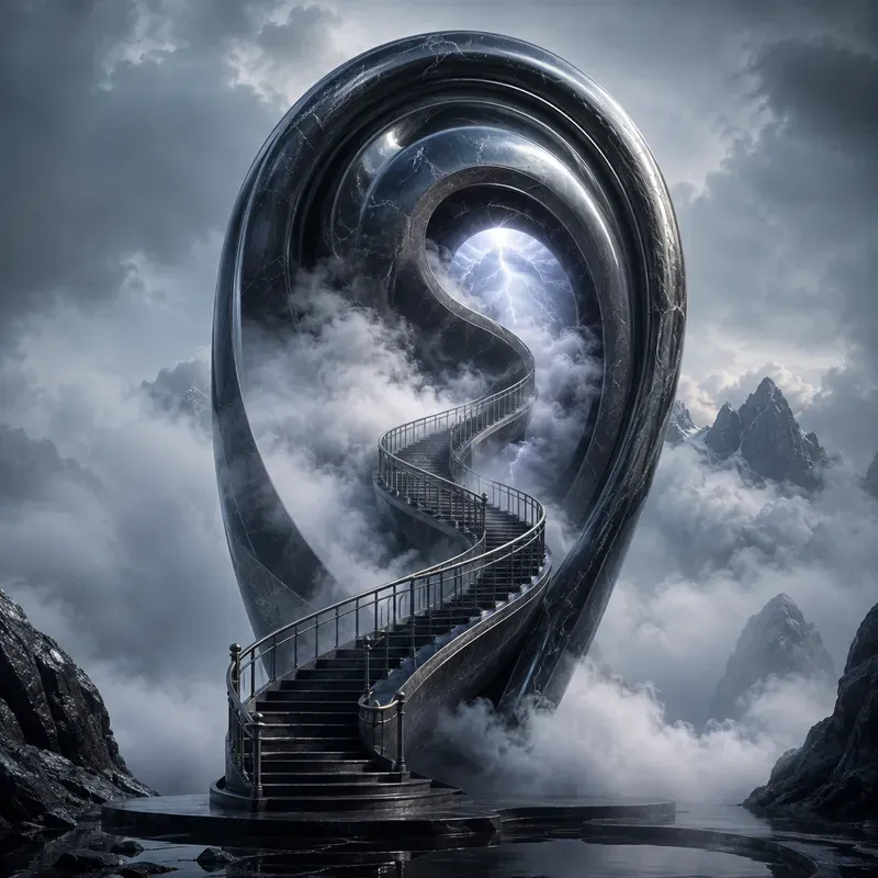 Surreal Sculptural Sunset Worlds