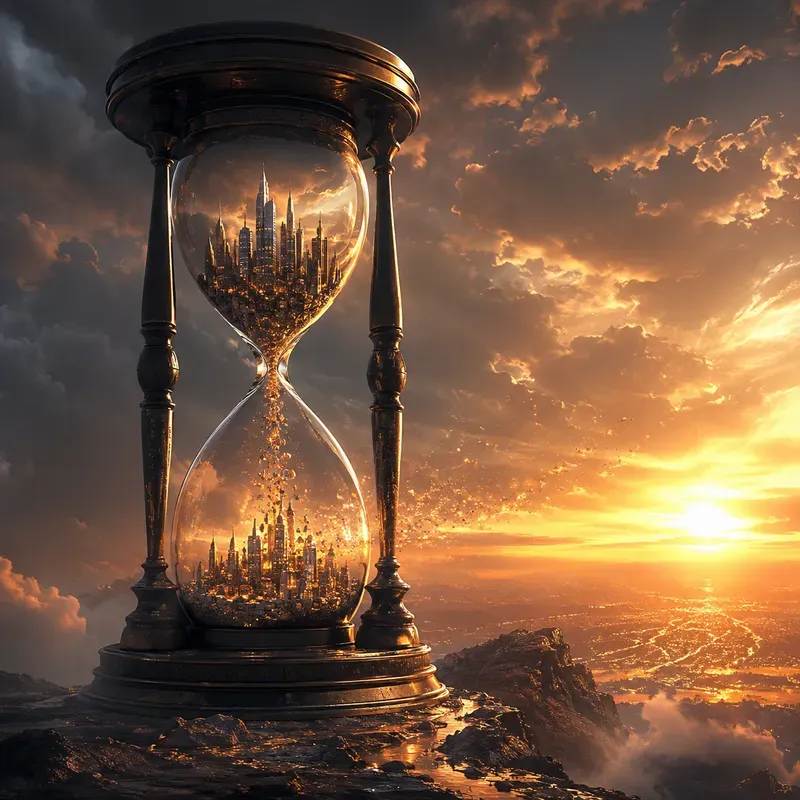 Surreal Sculptural Sunset Worlds