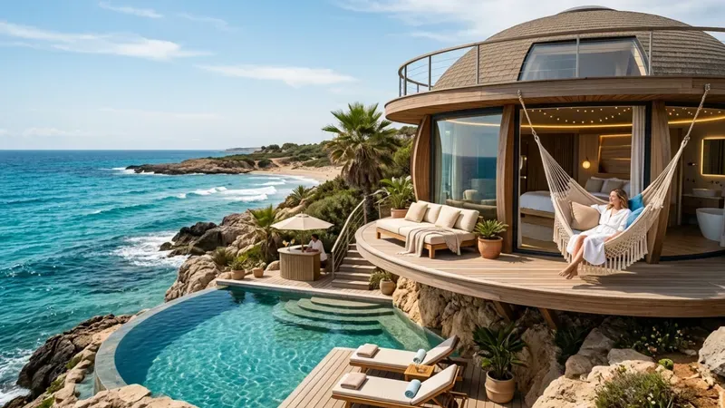 Luxury Dome Villas Cliffside Views