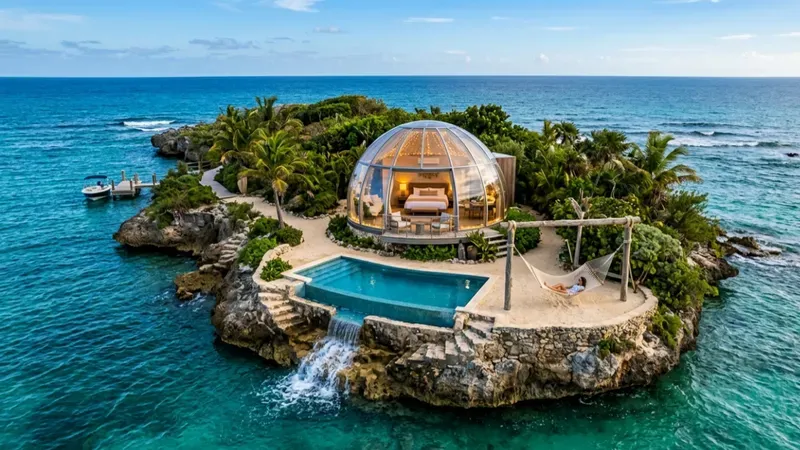 Luxury Dome Villas Cliffside Views