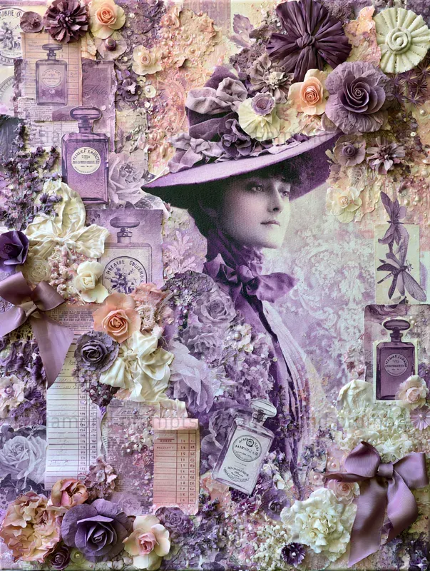Amethyst Vintage Junk Journals