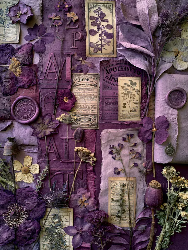Amethyst Vintage Junk Journals