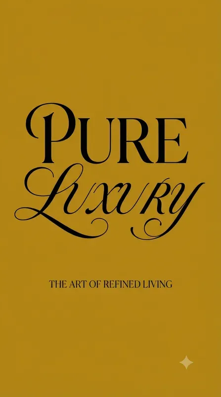 Calligraphic Editorial Typography Posters