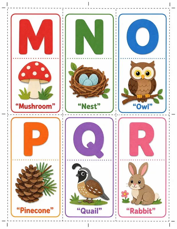 Preschool Abc Flashcard Generator