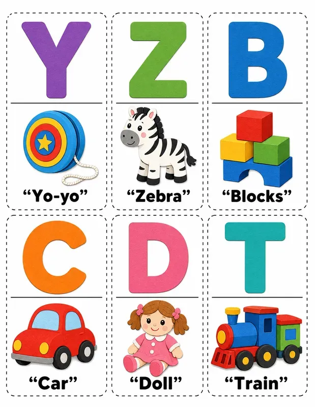 Preschool Abc Flashcard Generator