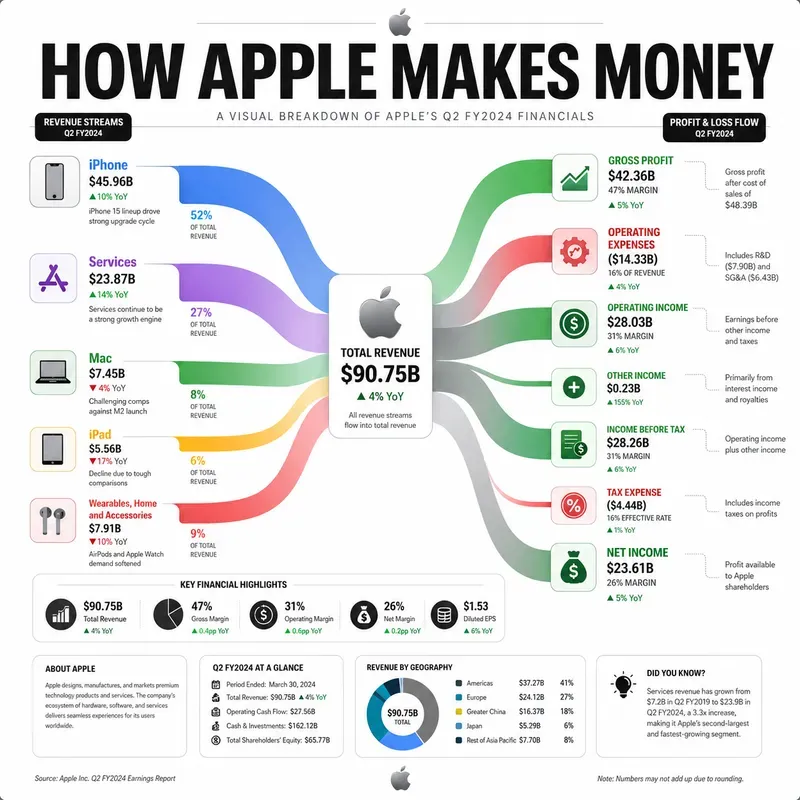 Money Flow Infographics