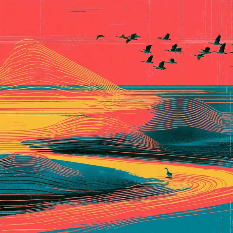 Abstract Editorial Landscapes