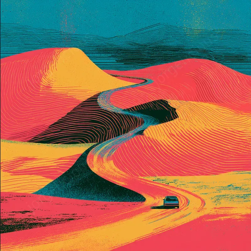 Abstract Editorial Landscapes