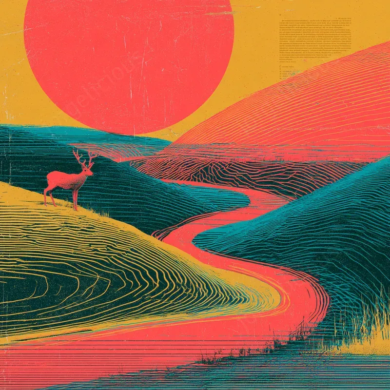 Abstract Editorial Landscapes