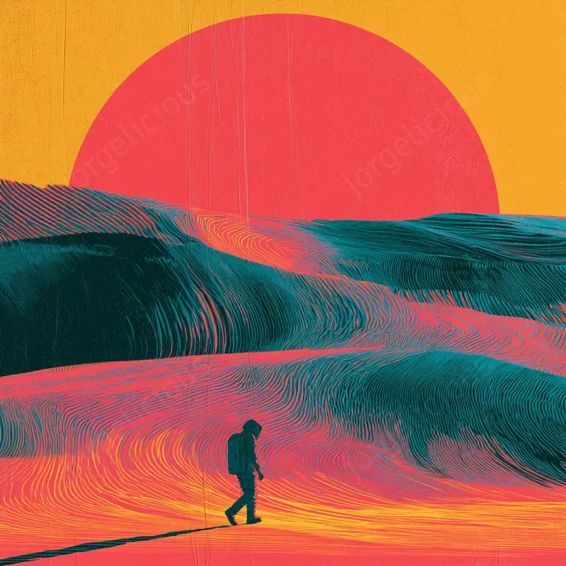 Abstract Editorial Landscapes