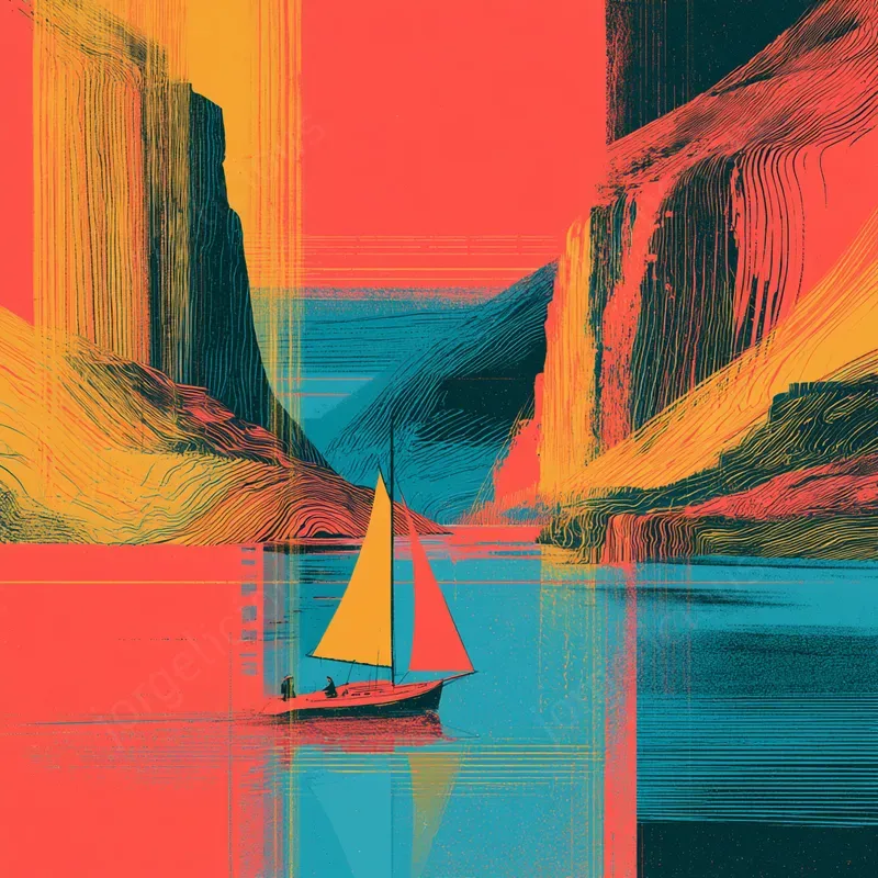 Abstract Editorial Landscapes