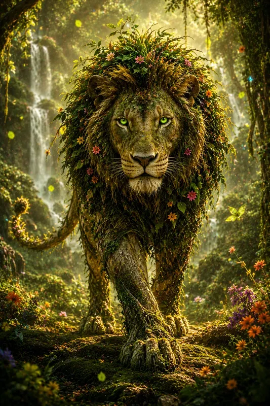 Elemental Fusion Animal Portraits