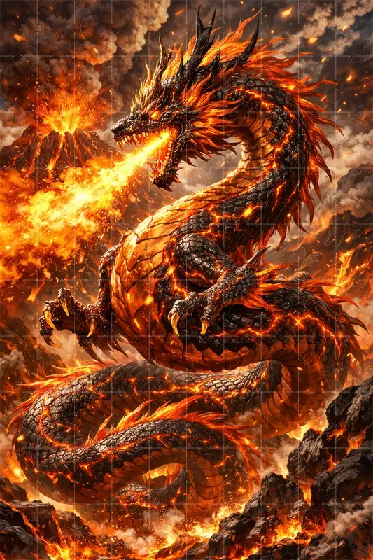 Elemental Anime Dragon Manifestations