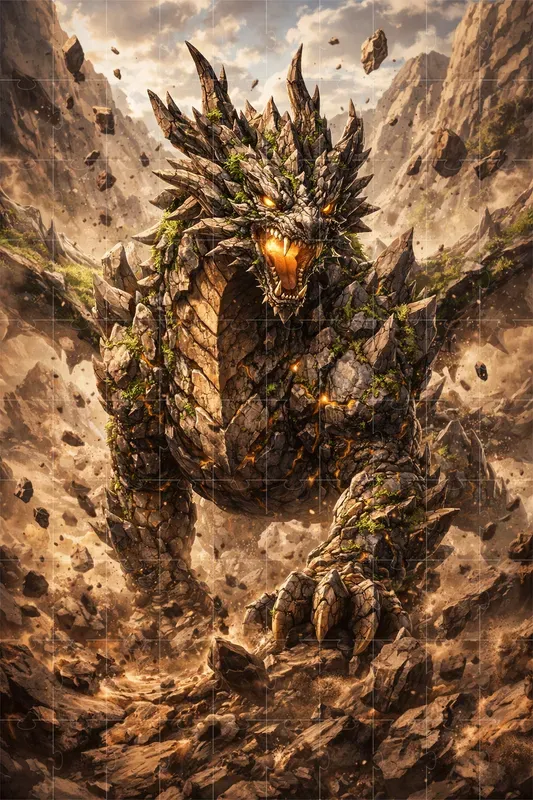 Elemental Anime Dragon Manifestations