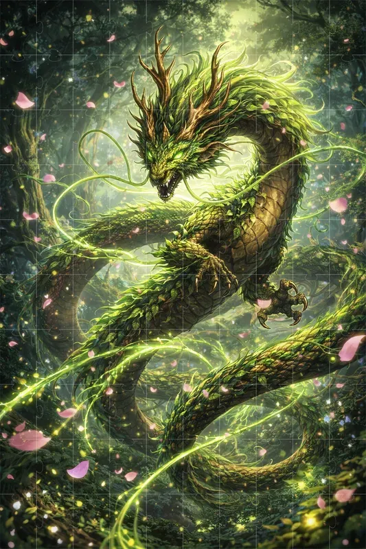 Elemental Anime Dragon Manifestations