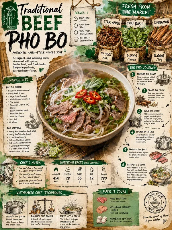 Editorial Asian Style Recipe Layouts