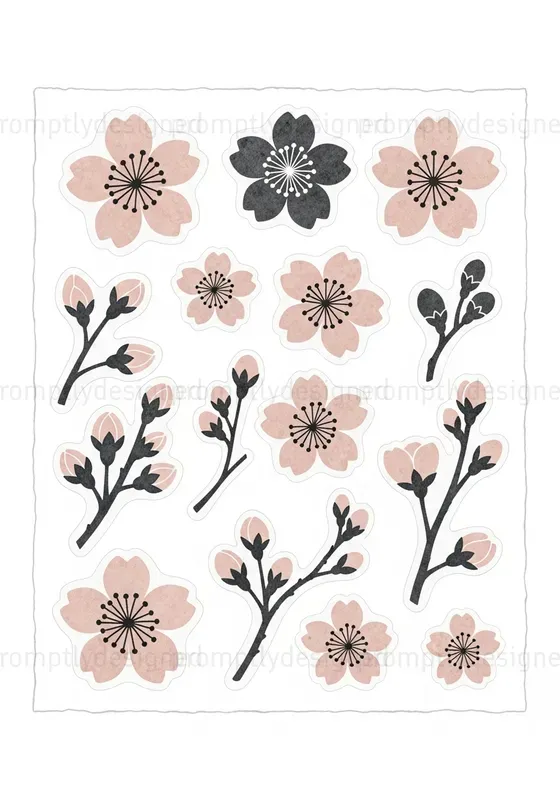 Wabi Sabi Sticker Sheets