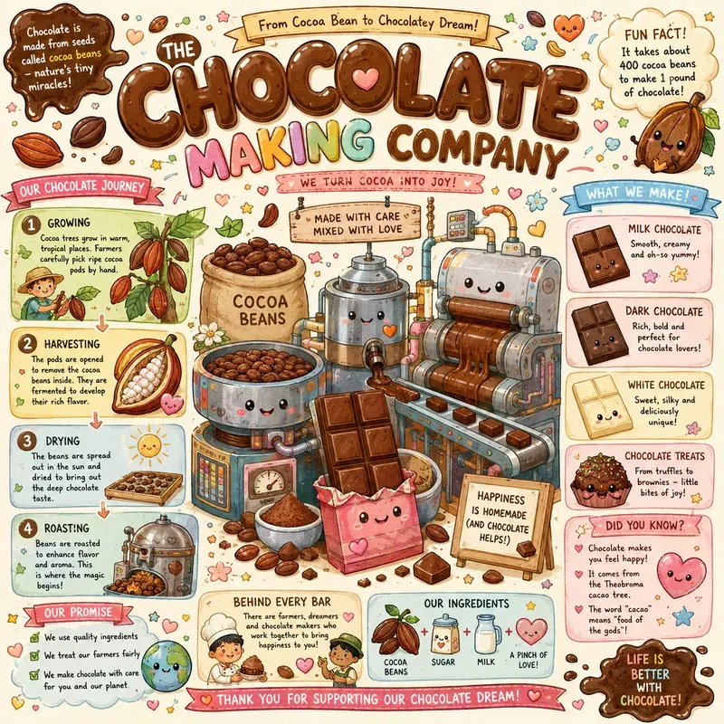 Cute Factory Learning Posters