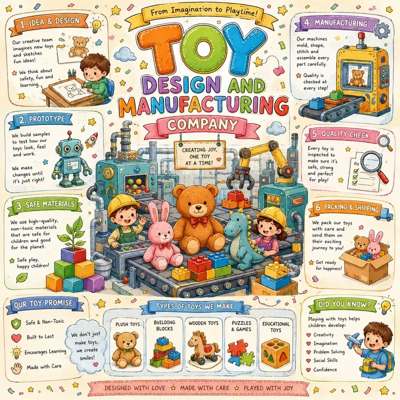 Cute Factory Learning Posters