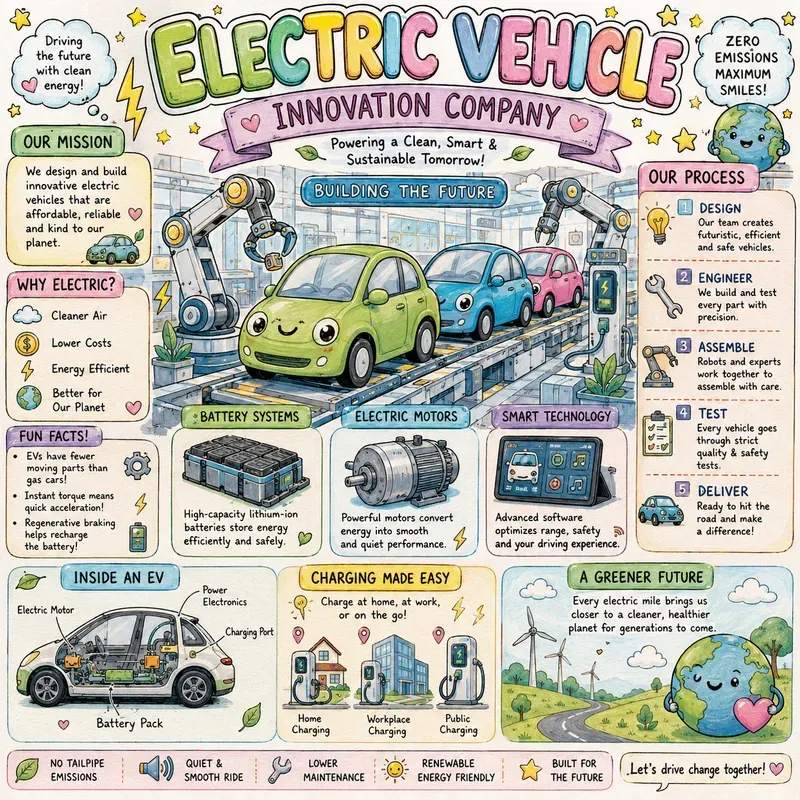 Cute Factory Learning Posters