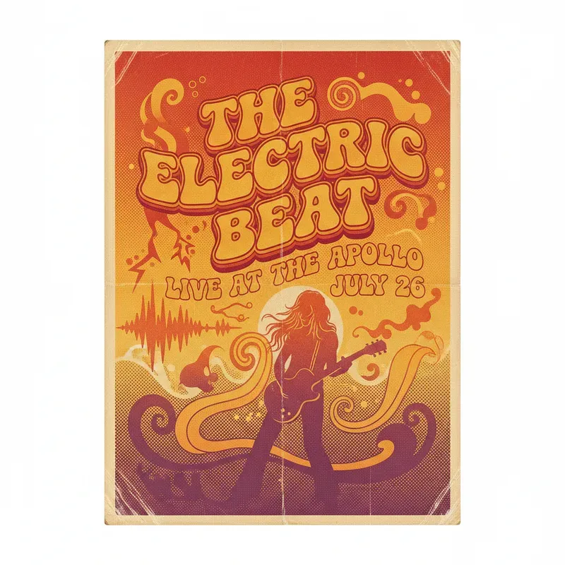 Vintage 1920s 1980s Poster Generator
