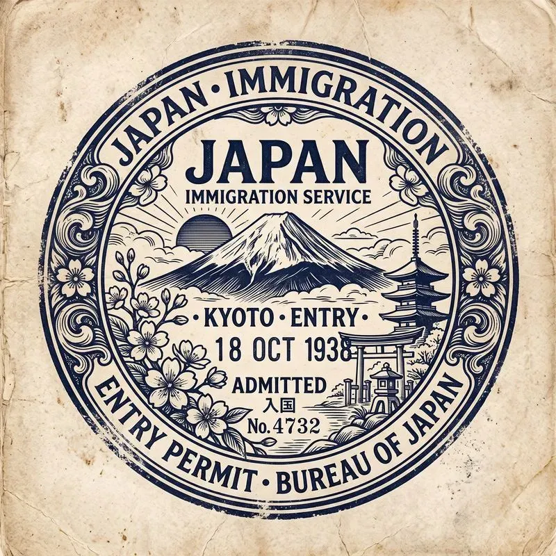 Luxury Vintage Passport Stamp Creators