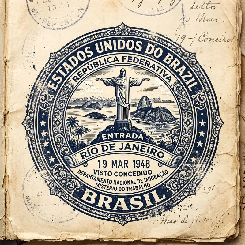 Luxury Vintage Passport Stamp Creators