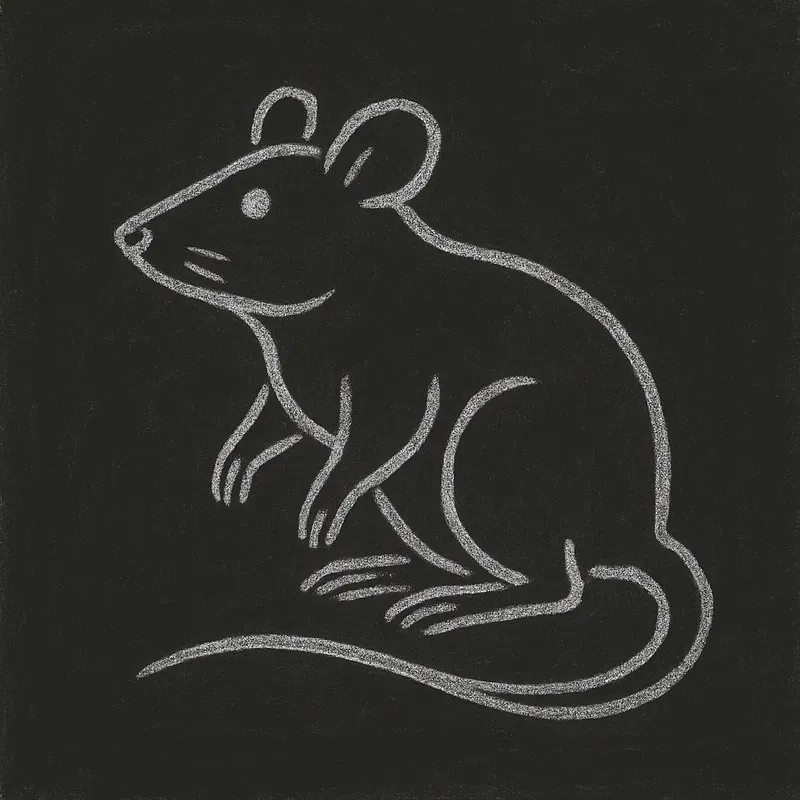 Minimalist Chalkboard Line Art