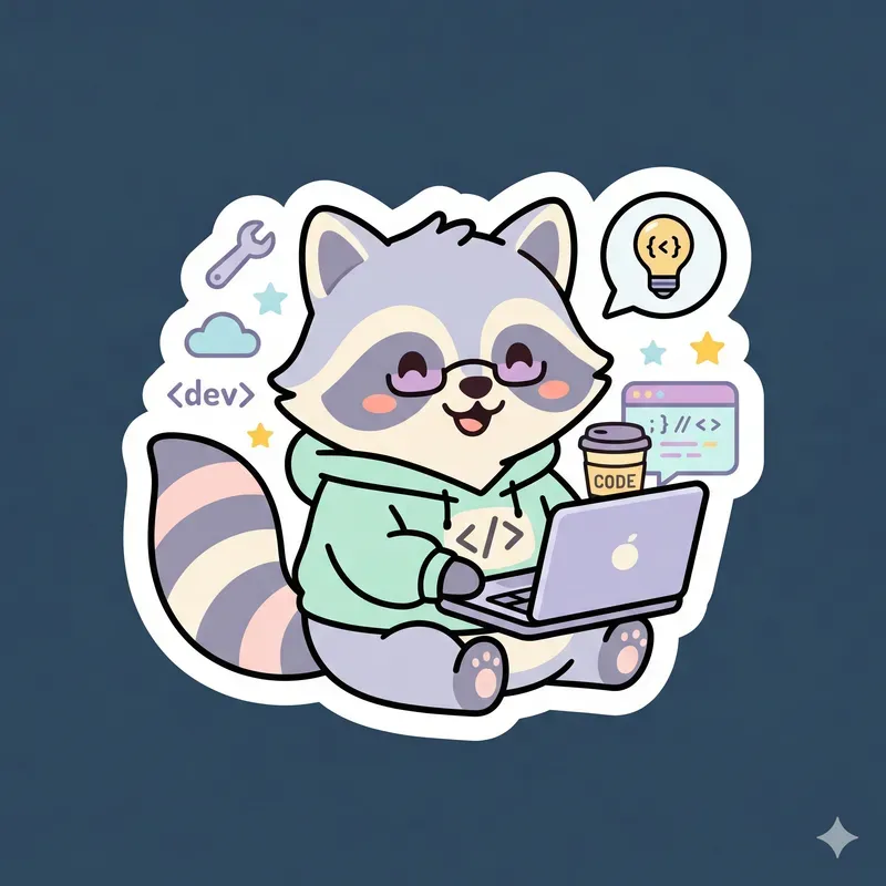 Cute Minimalist Tech Animal Stickers