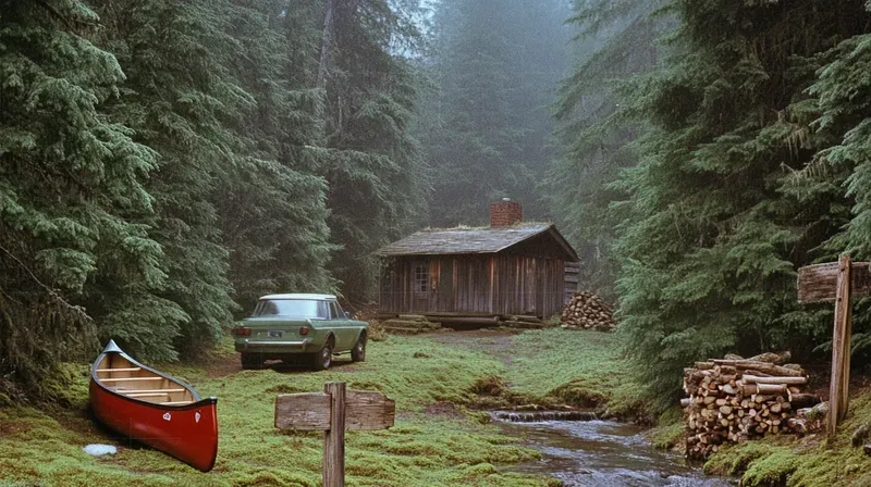 90s 80s Retro Photorealistic Landscapes