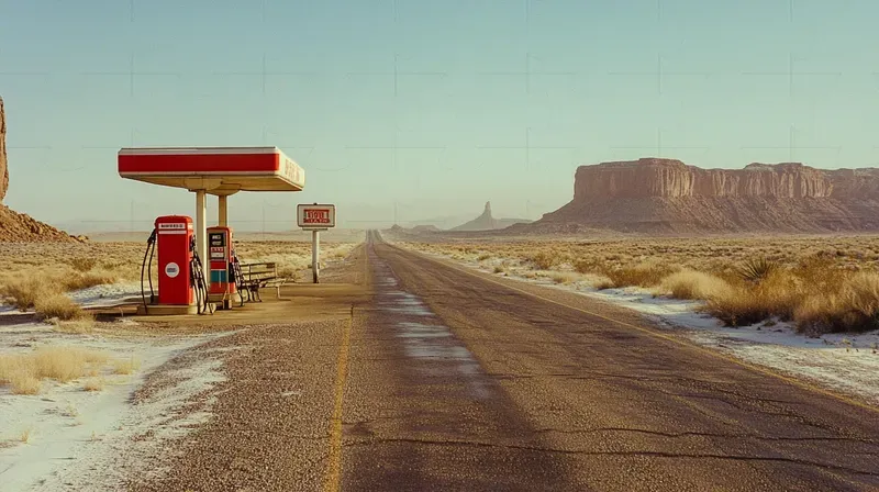 90s 80s Retro Photorealistic Landscapes