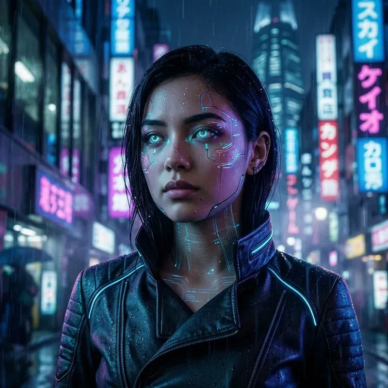 Ultrarealistic Cyberpunk Portrait Masters