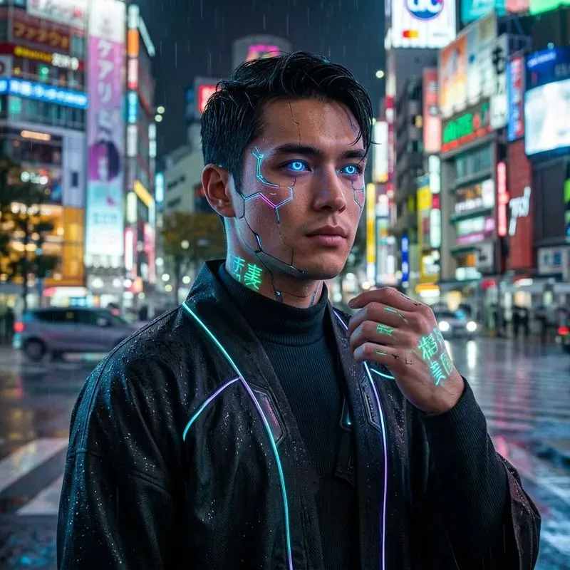 Ultrarealistic Cyberpunk Portrait Masters