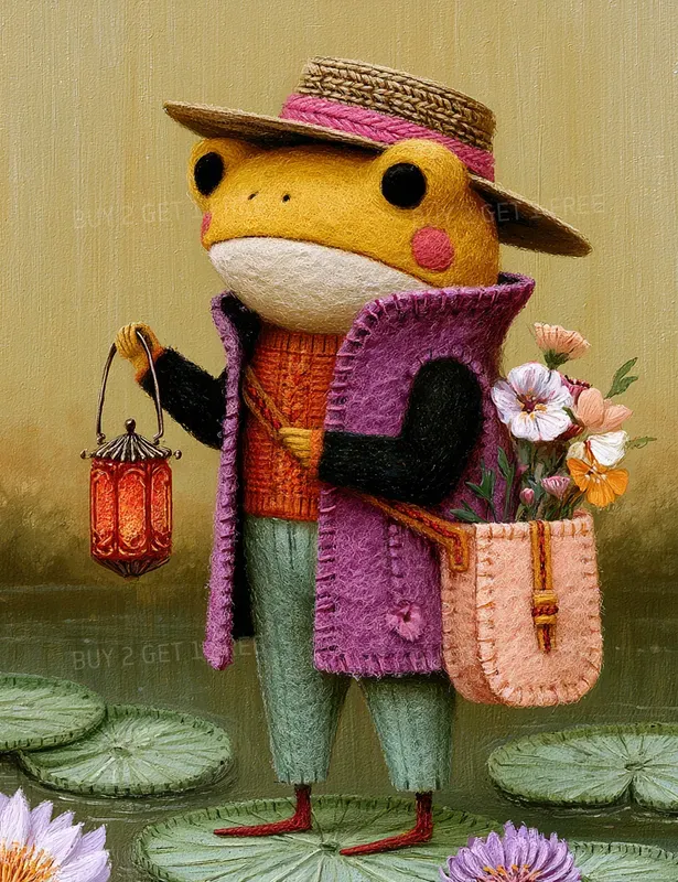 Cute Felt Summer Characters