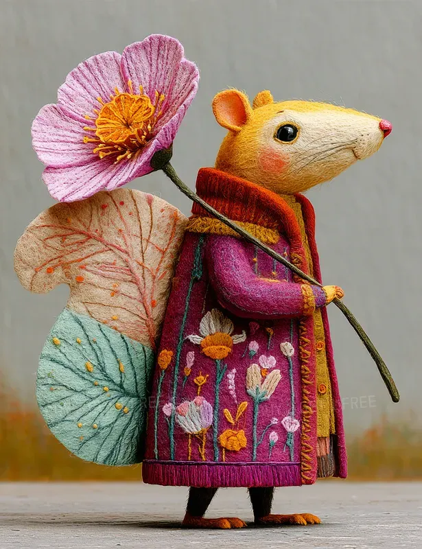 Cute Felt Summer Characters