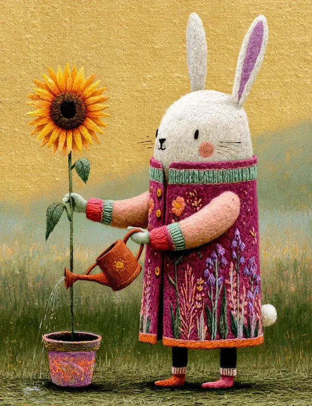 Cute Felt Summer Characters