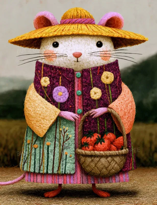 Cute Felt Summer Characters